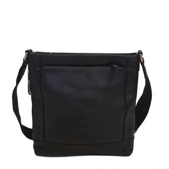 Auth COACH - F70920 Black Leather Shoulder Bag - Picture 5 of 8